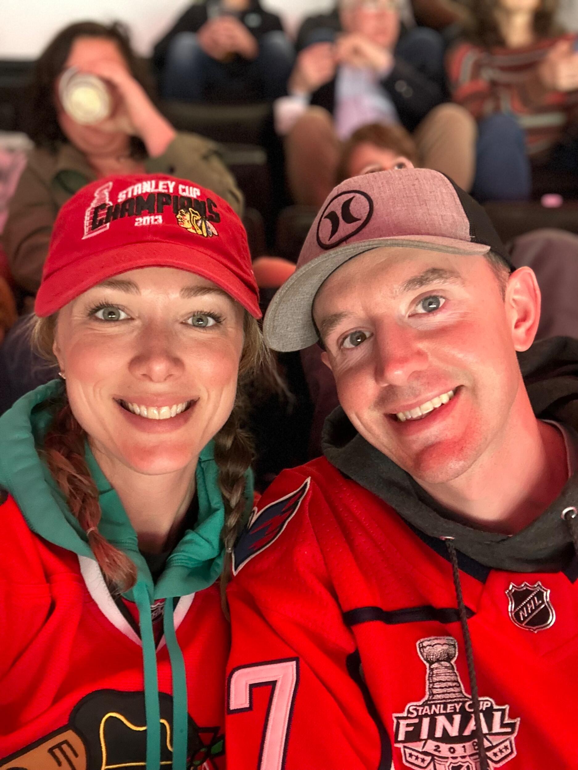 Blackhawks vs. Caps Game…we won’t talk about who won. 