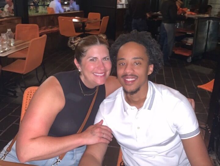After meeting through the Zoom world within KIPPDC we found each other again on an app. We swiped right and had our first date. 