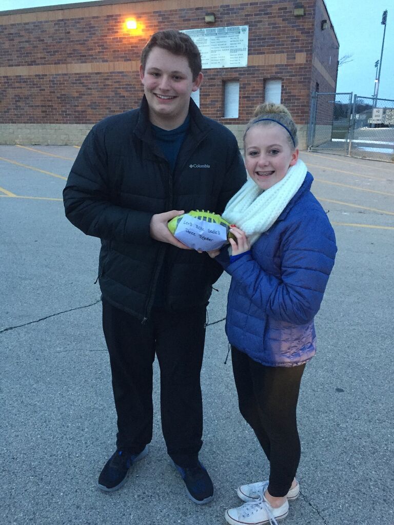 Sadies dance proposal.