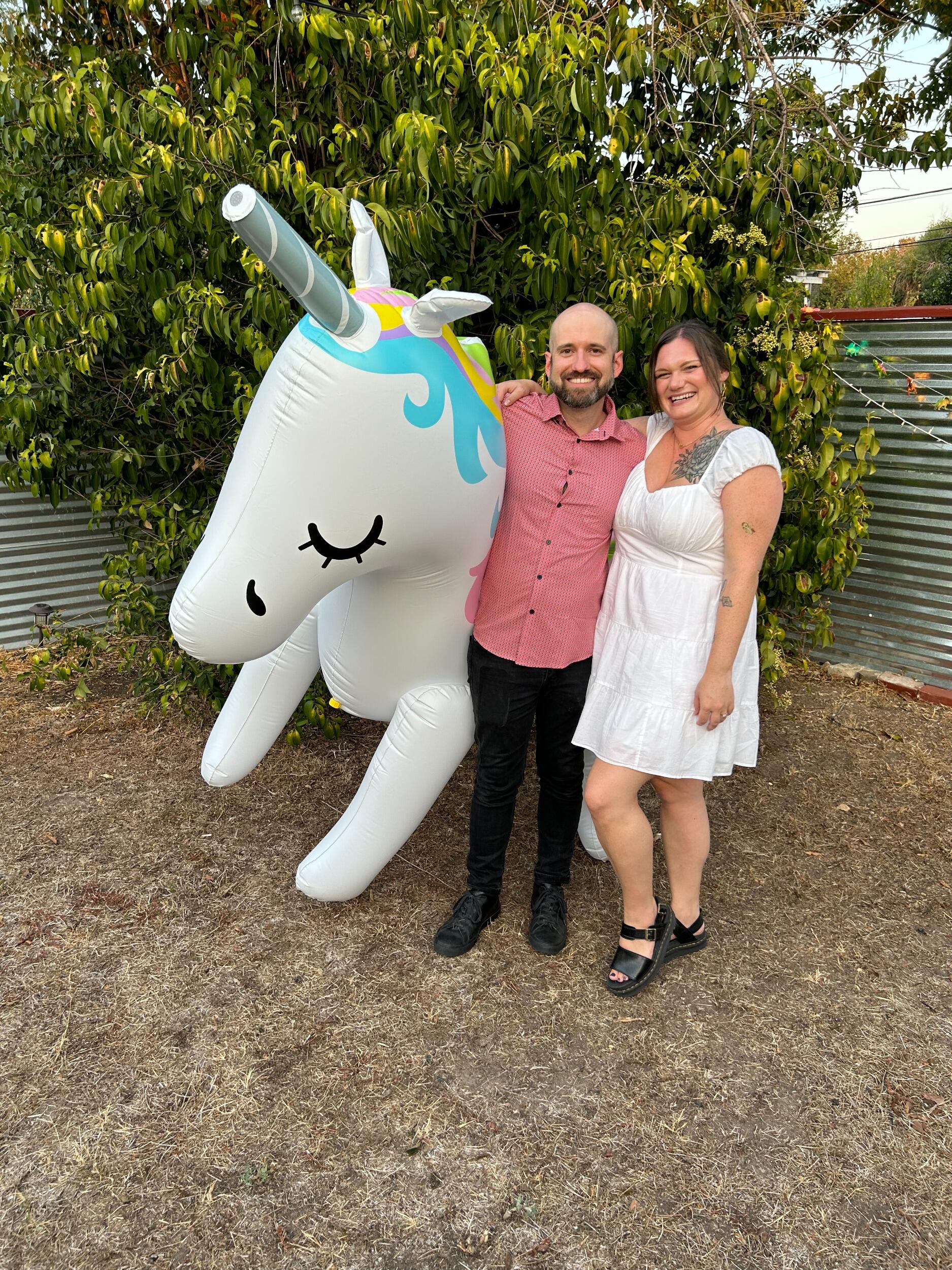 Engagement party + a unicorn <3