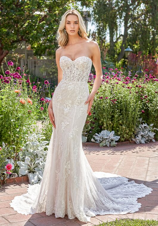 ann taylor jasmine lace wedding dress Jasmine Couture T242011 Wedding Dress