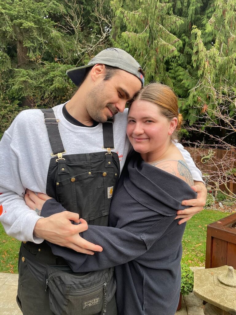 We moved in together.