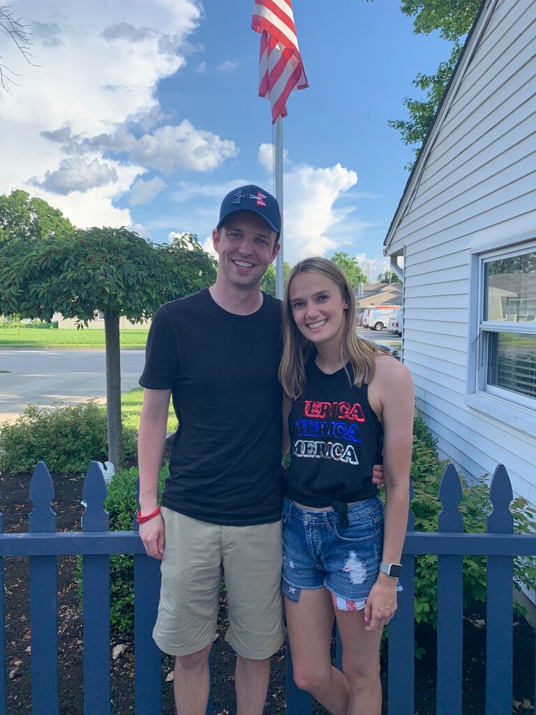 Our first holiday spent together & Kyle's first time meeting Kristin's family.
