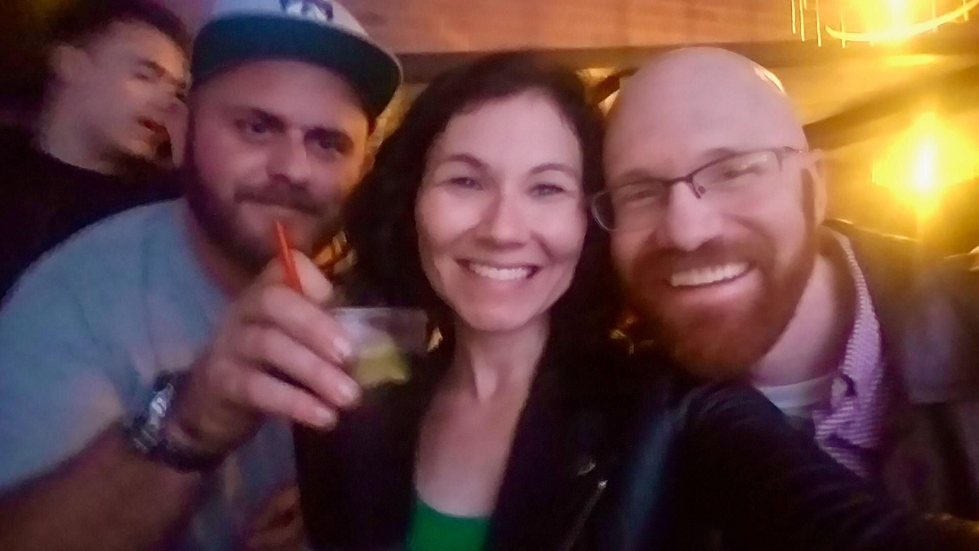 Our second date... on the first day we met. :) Our first time to karaoke!