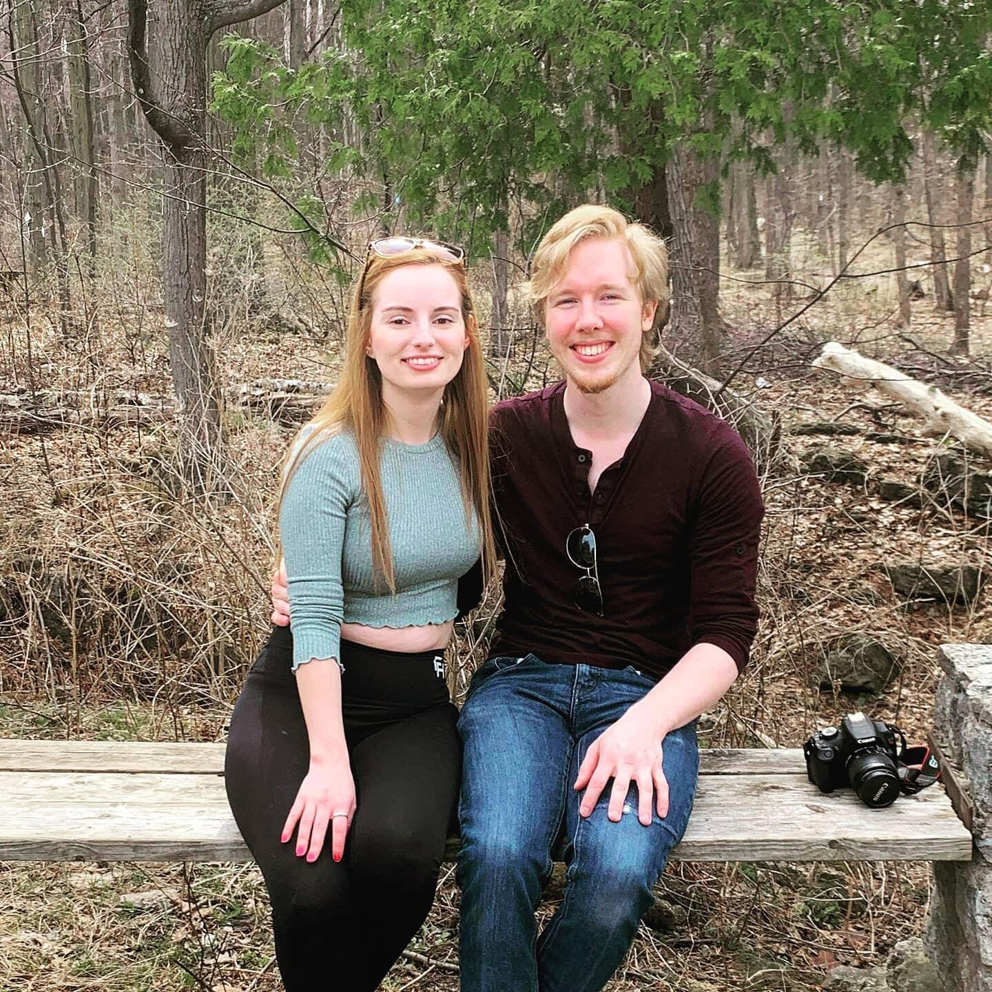 Our first photo together