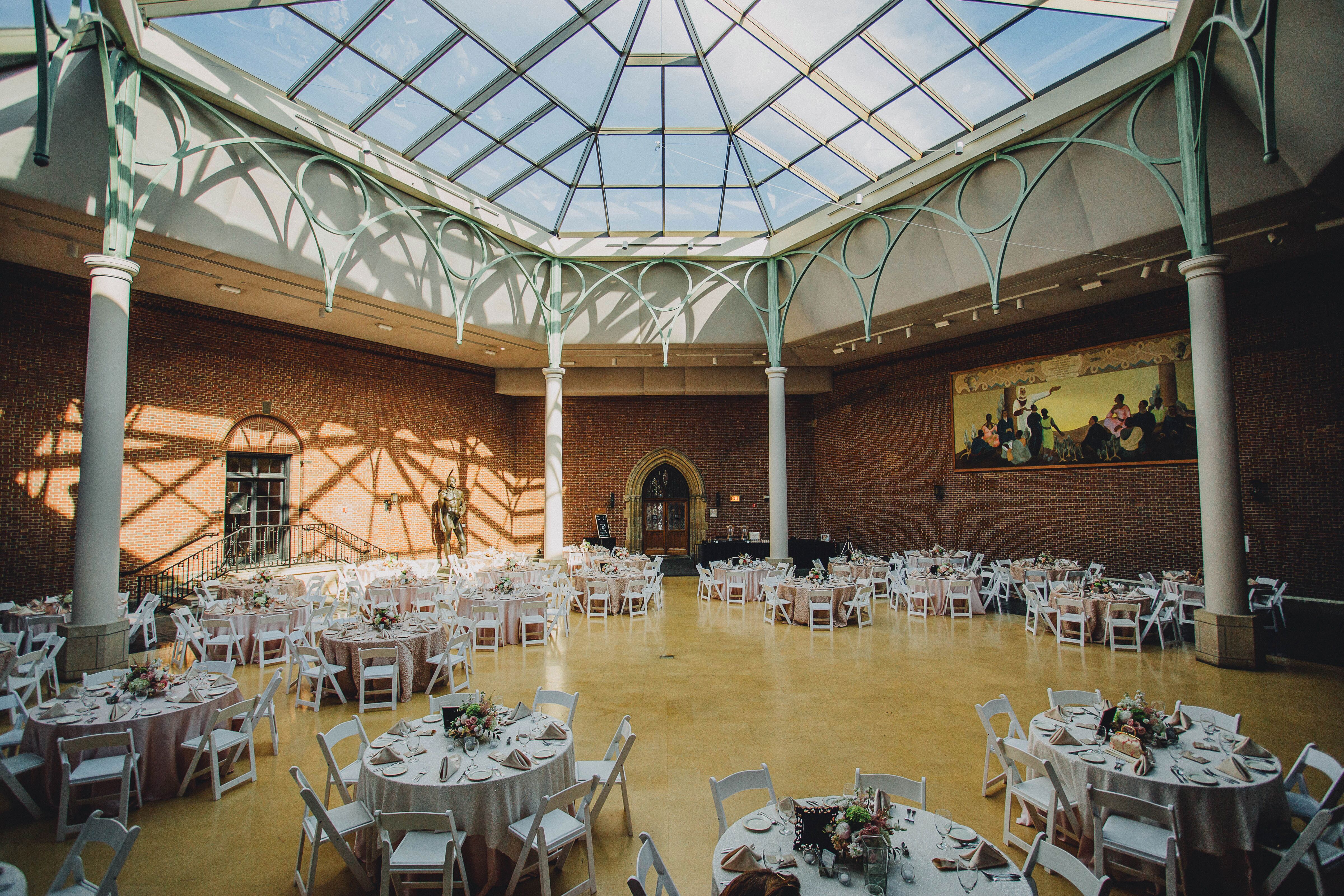 dayton museum of art wedding reception