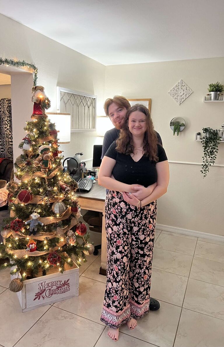 After a few months of coffee dates and movie meetups; Here is to our first Holiday season together.