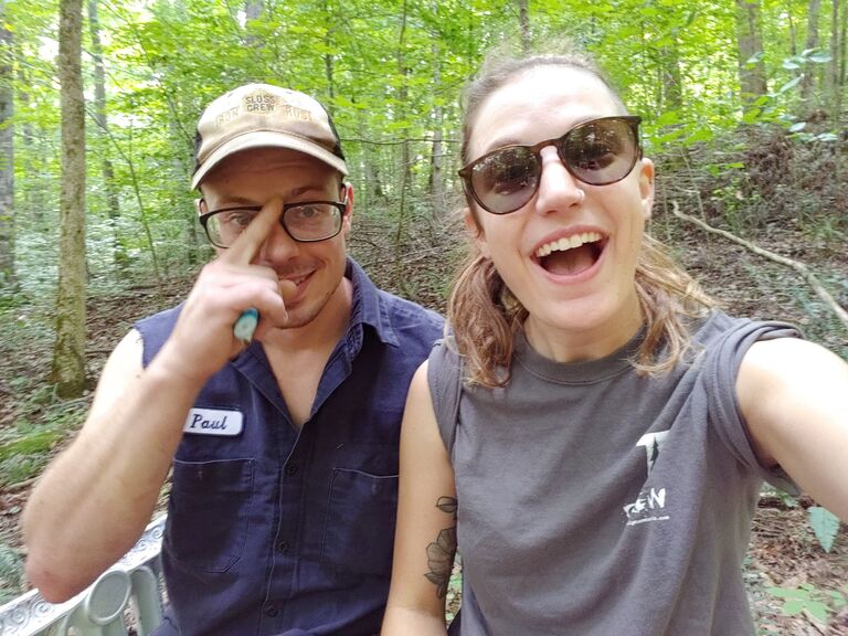 We spent hours video chatting and texting and decided we couldn't stand the distance and made plans to visit each other.