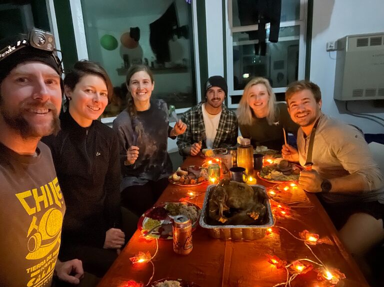 Cabin Thanksgiving with our friends