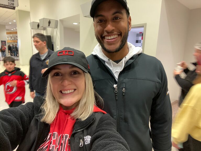 Our first NHL game!