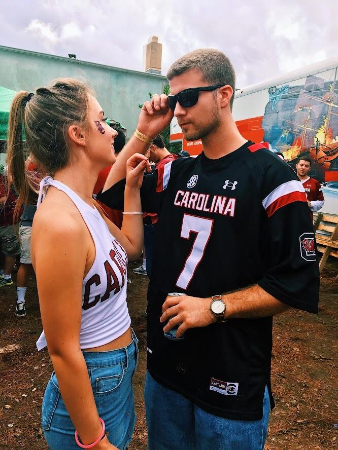 Go Gamecocks! Zac and Austin tailgate together every weekend.