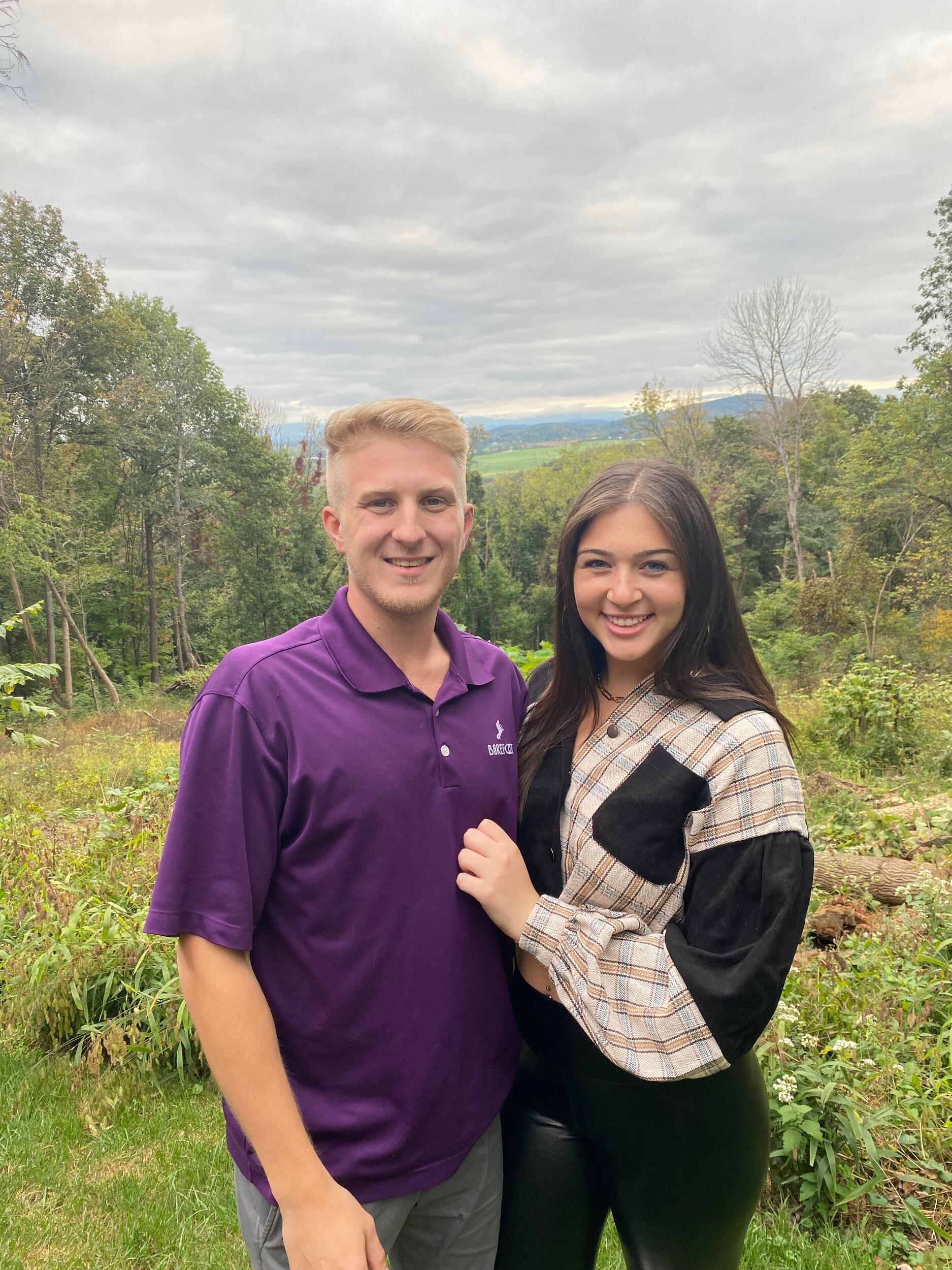 Our first time in Harrisonburg, VA together