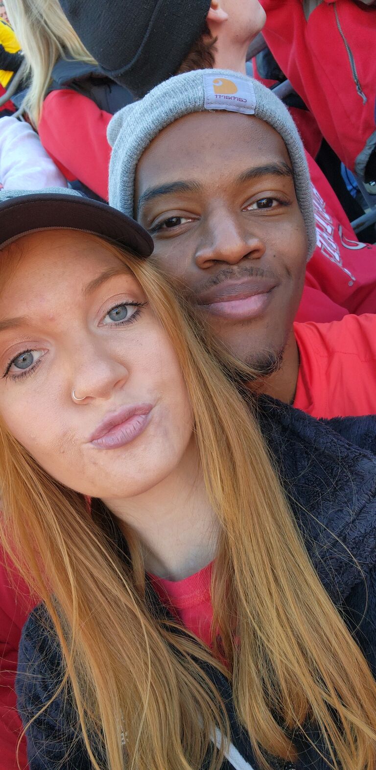 Colby and Michaela spent lots of time cheering on the Buckeyes for Colbys last year! #foreverabuckeye