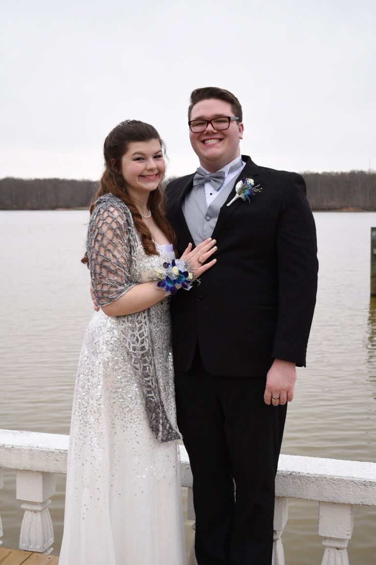 Our First Prom together - what babies we were!