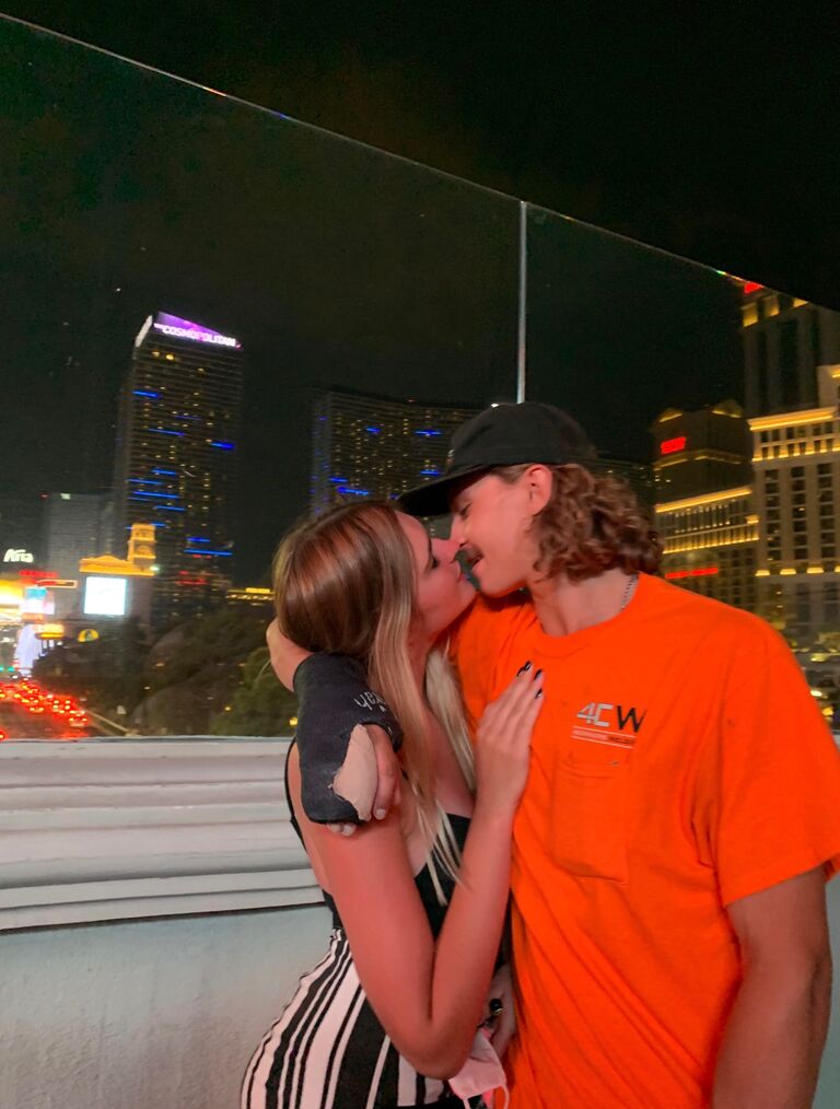 Sarah still in school and Colton working hard as a welder, the pair traveled to different parts of the country as much as they could.