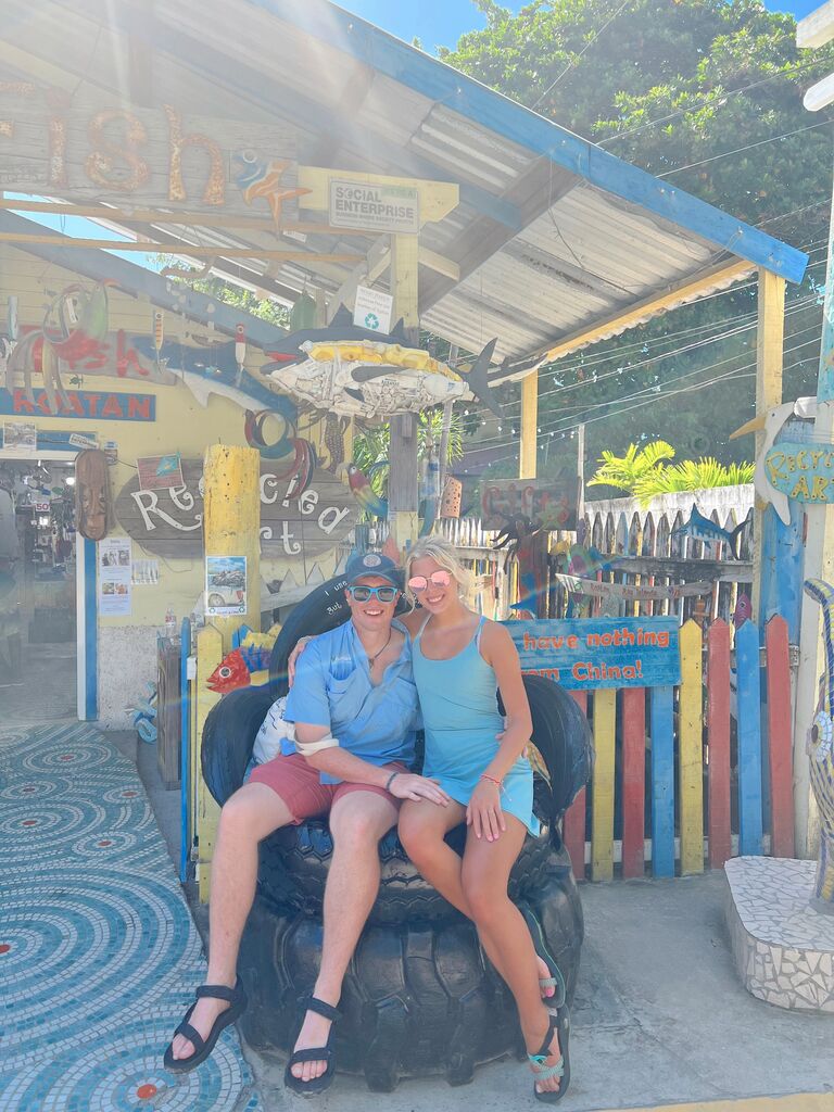 John Mark's Senior Trip to Roatan, Honduras. He enjoyed scuba diving, while I was soaking up the sun on the beach!