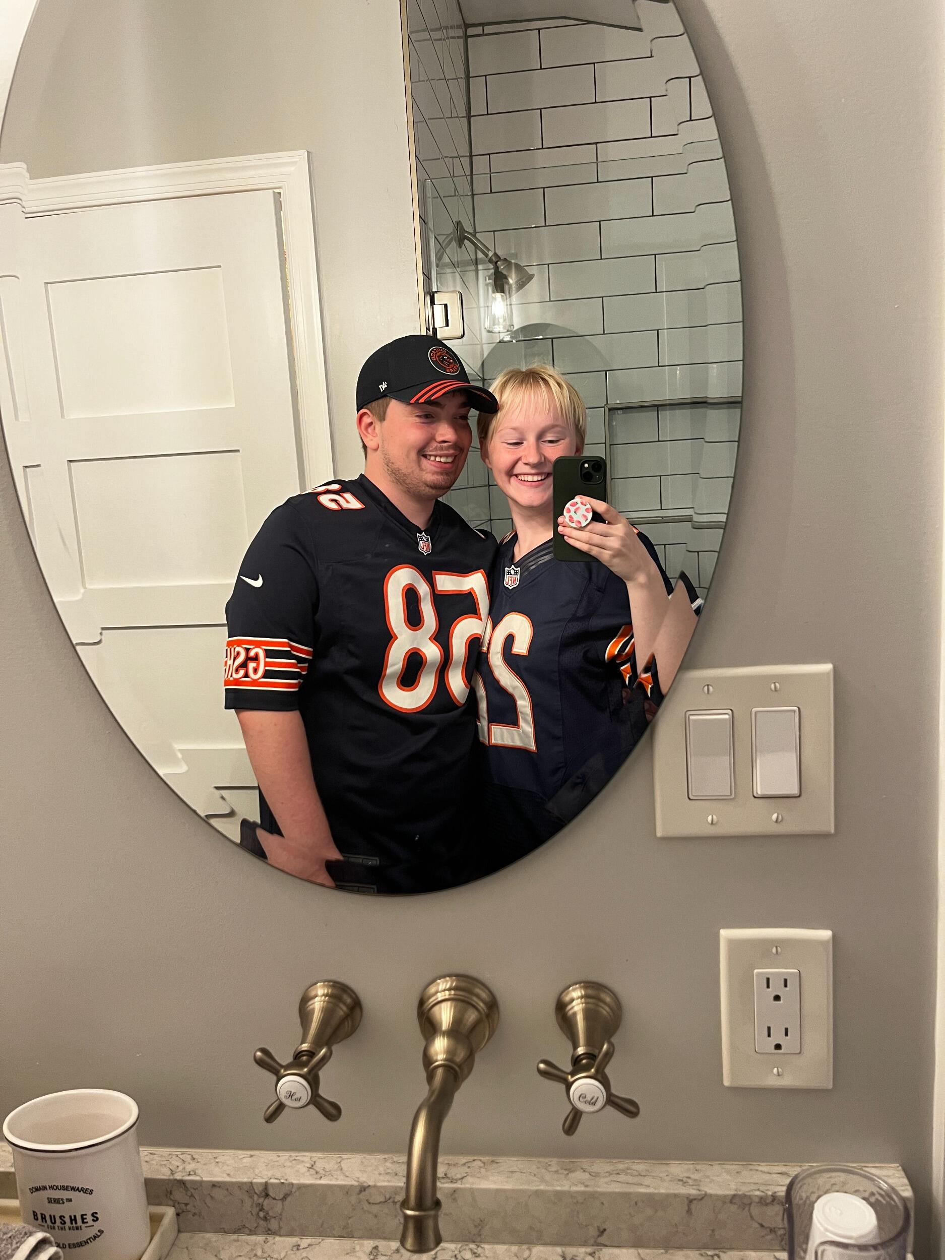 Jason's first Bears game!