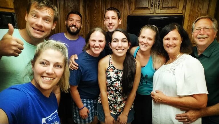 Celebrating Adar's sister Kayli getting engaged to Jackson in Green River, WY.