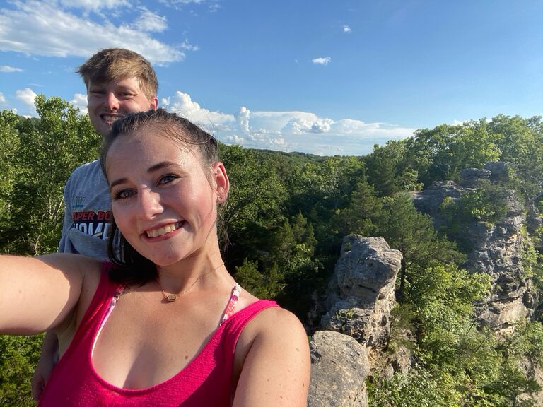 Our First Date at The Pinnacles.