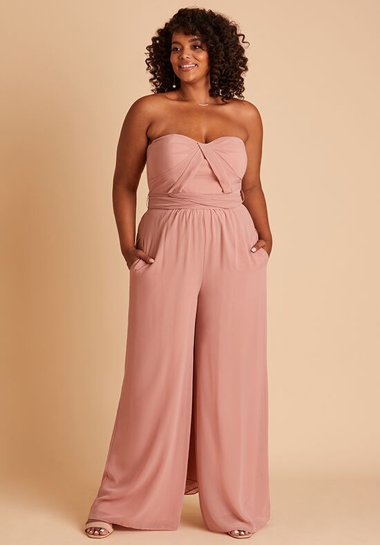 Gigi Convertible Neutral Champagne Bridesmaid Jumpsuit