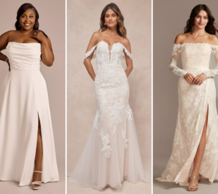 Three wedding dresses under $1000