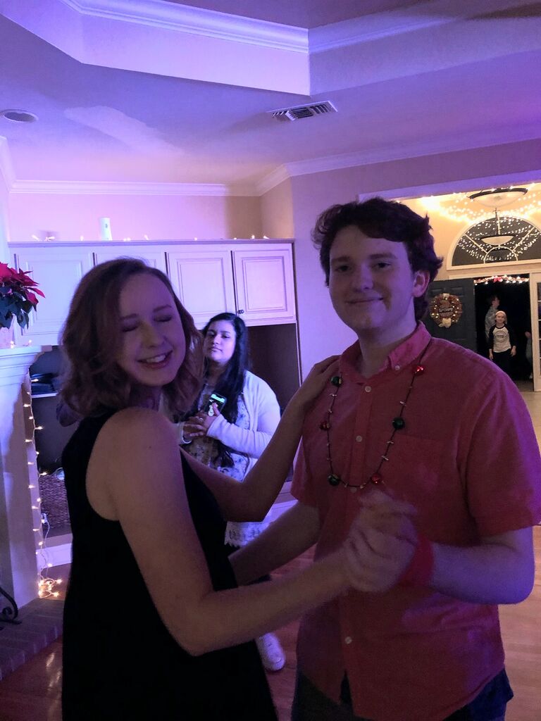 Our relationship began at a dance hosted by a mutual friend.