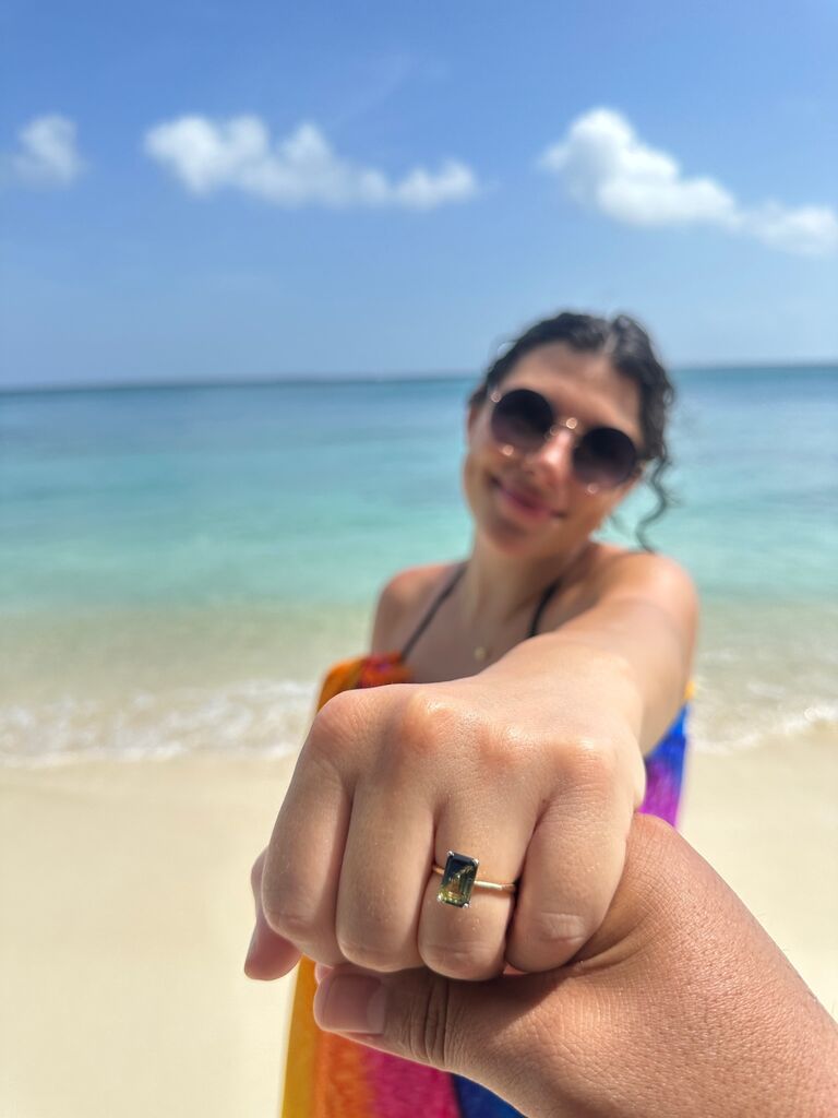 She said "Yes!"
