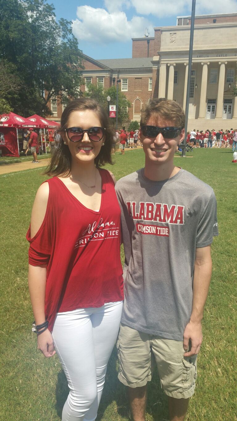 Alabama Football game. Our unofficial first date.