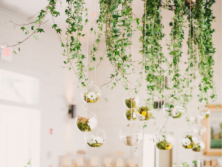 hanging flowers wedding