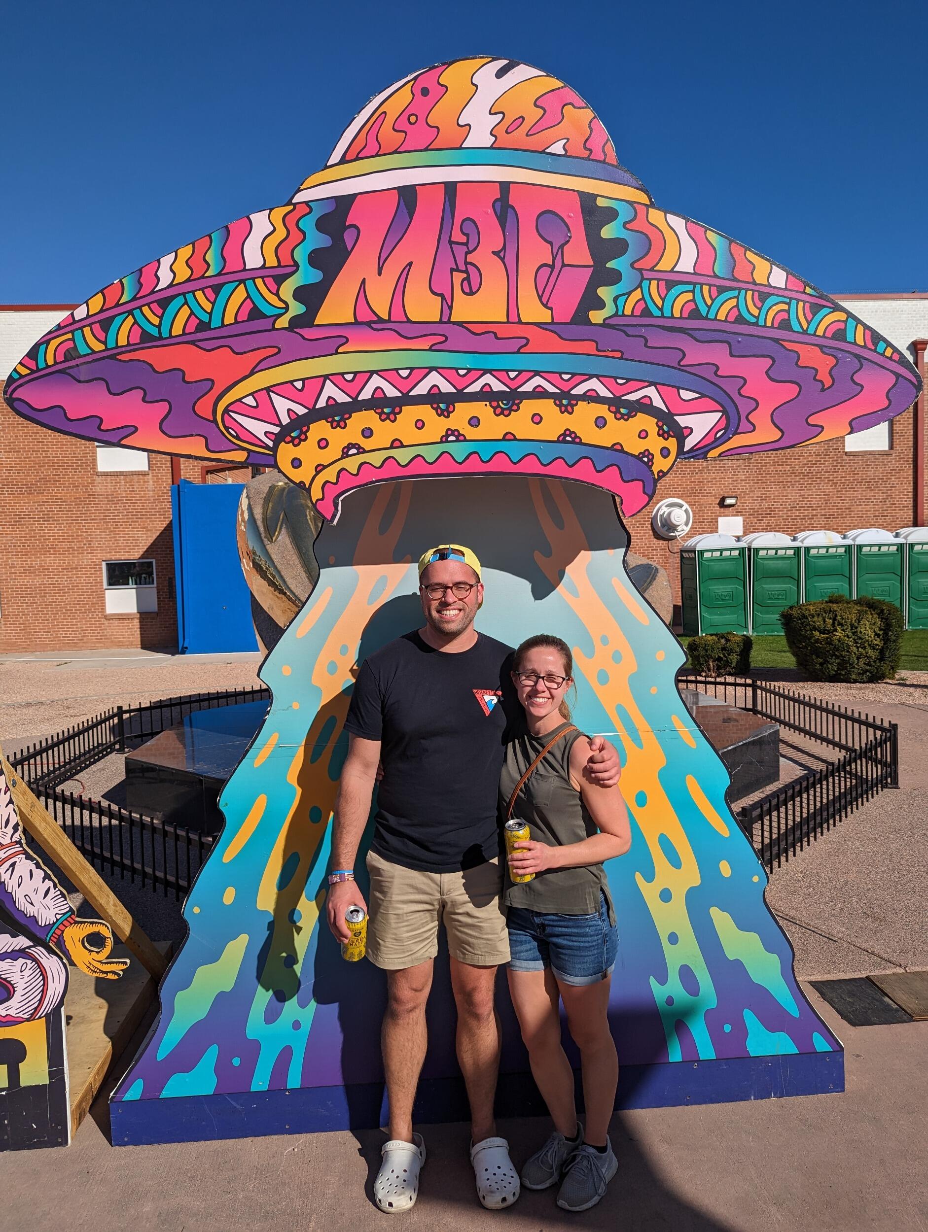 One of many concerts and music festivals we've attended together. This one was M3F in Arizona!