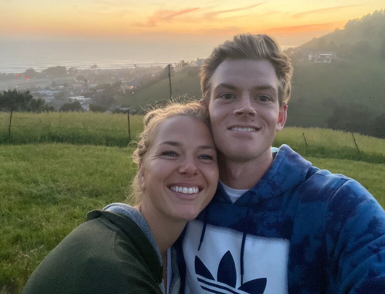 Officially boyfriend and girlfriend and in Cayucos for Reuben's 25th birthday!