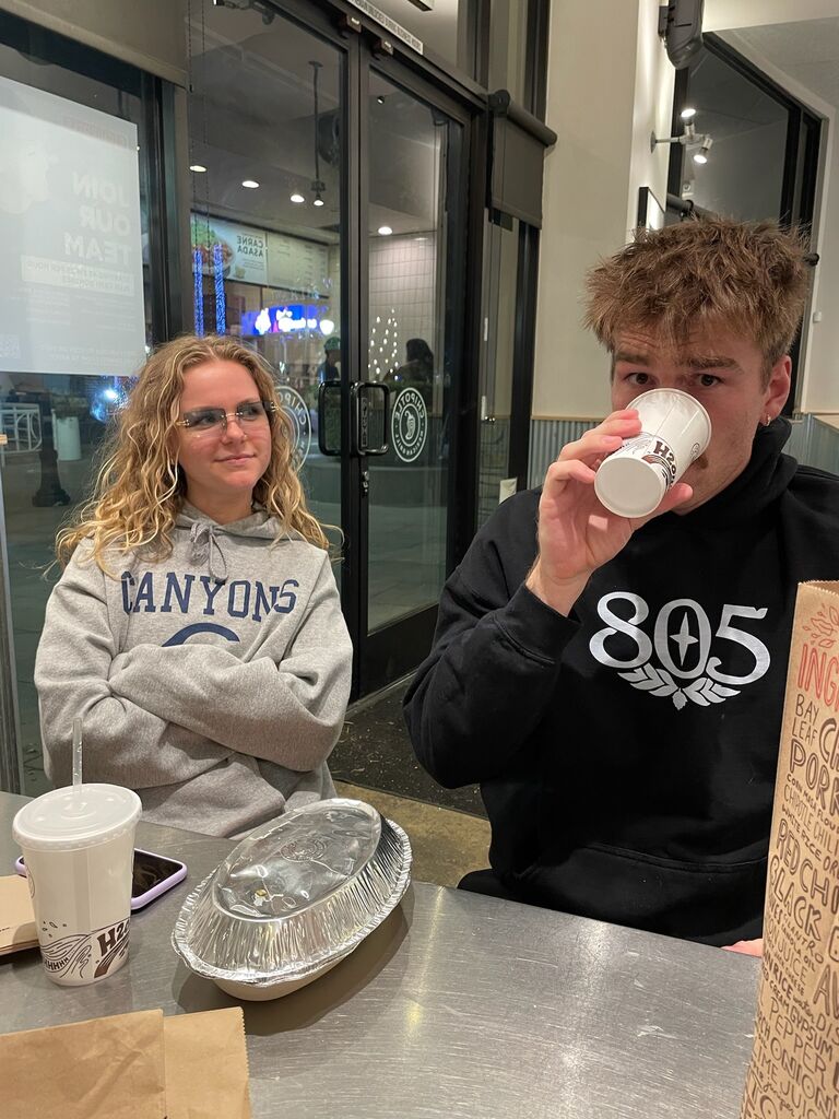 The day Dylan asked Berkeley to be his girlfriend...after eating Chipotle first, of course.