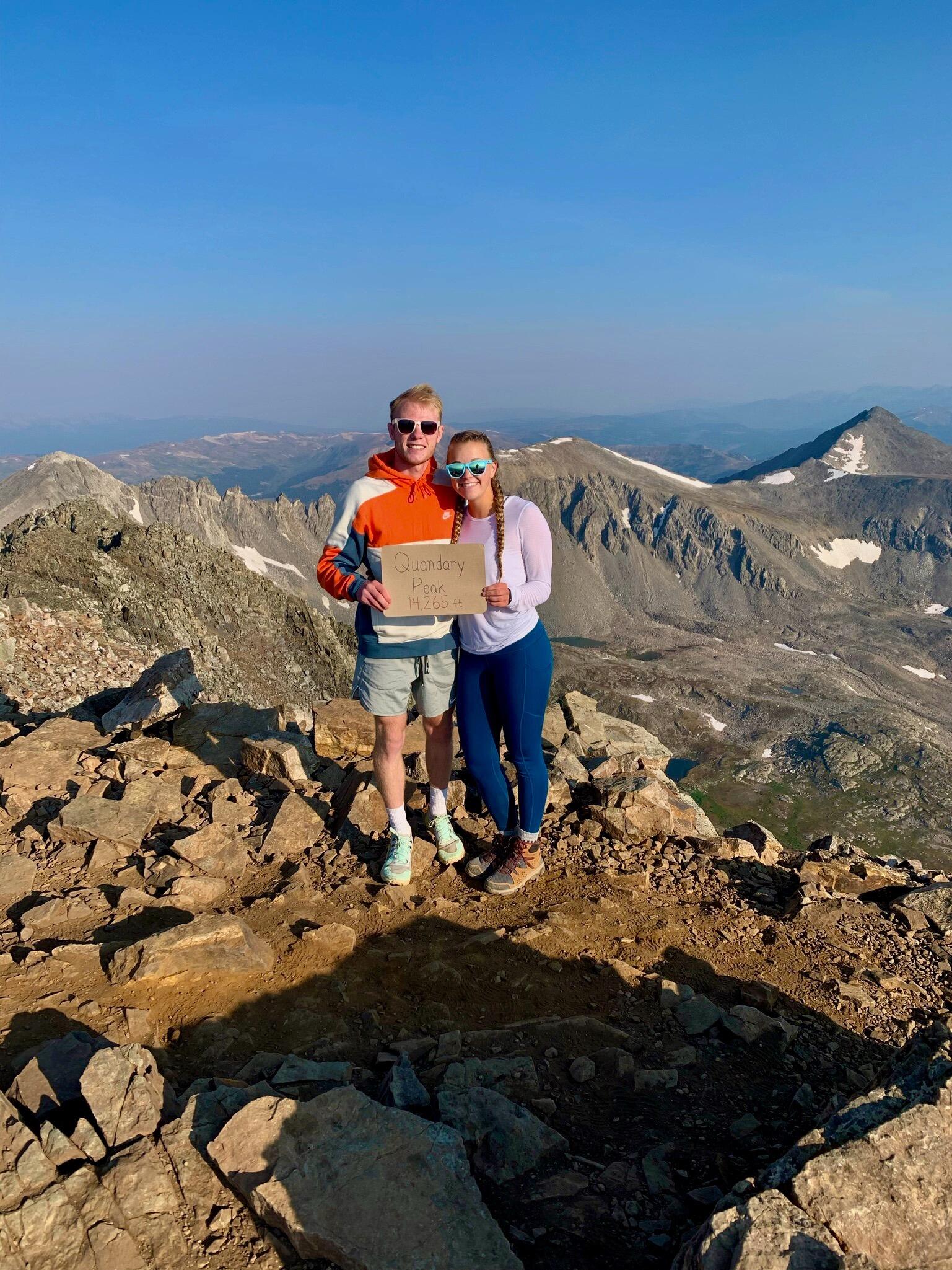 Hiked Quandary during the 2020 fires, checking off 14er #3.