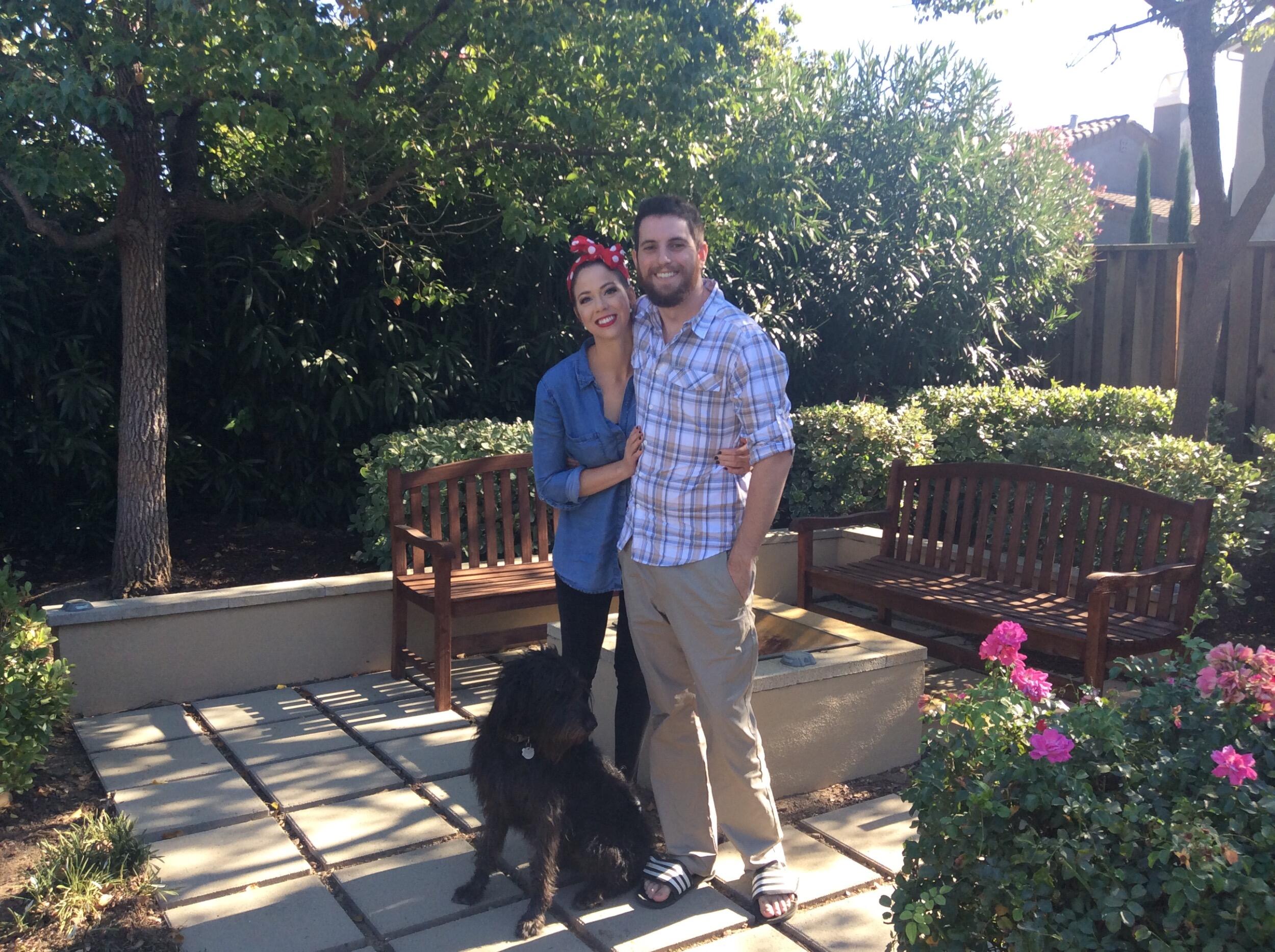 We adopted Luna in February 2019 after which we have fewer pictures together, but countless of pictures of Luna :)