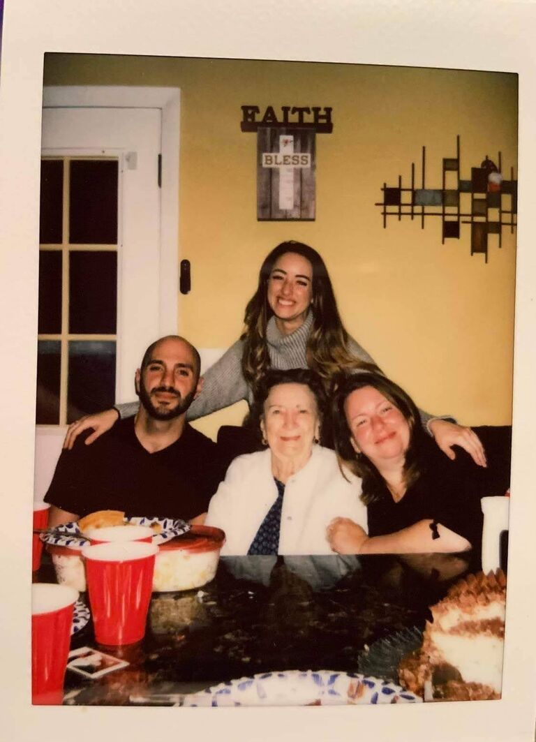 Thanksgiving with Stef's Mema! We miss her!