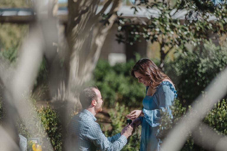 He asked and She said Yes!