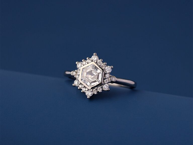 20 Gorgeously Unique Hexagon Engagement Rings