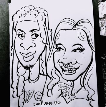 Leafs Arts - Caricaturist - Houston, TX - Hero Main