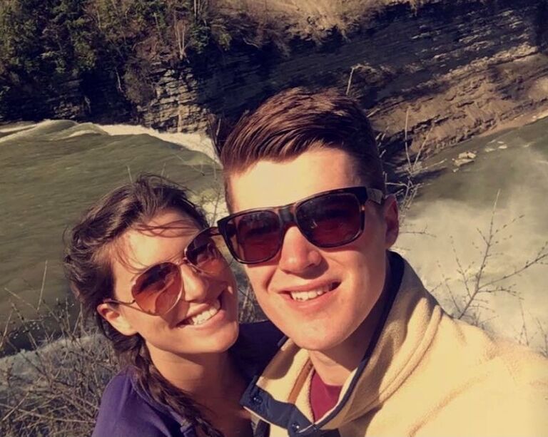 Brendan and Sam graduated from Geneseo and began a long-distance relationship for three years.