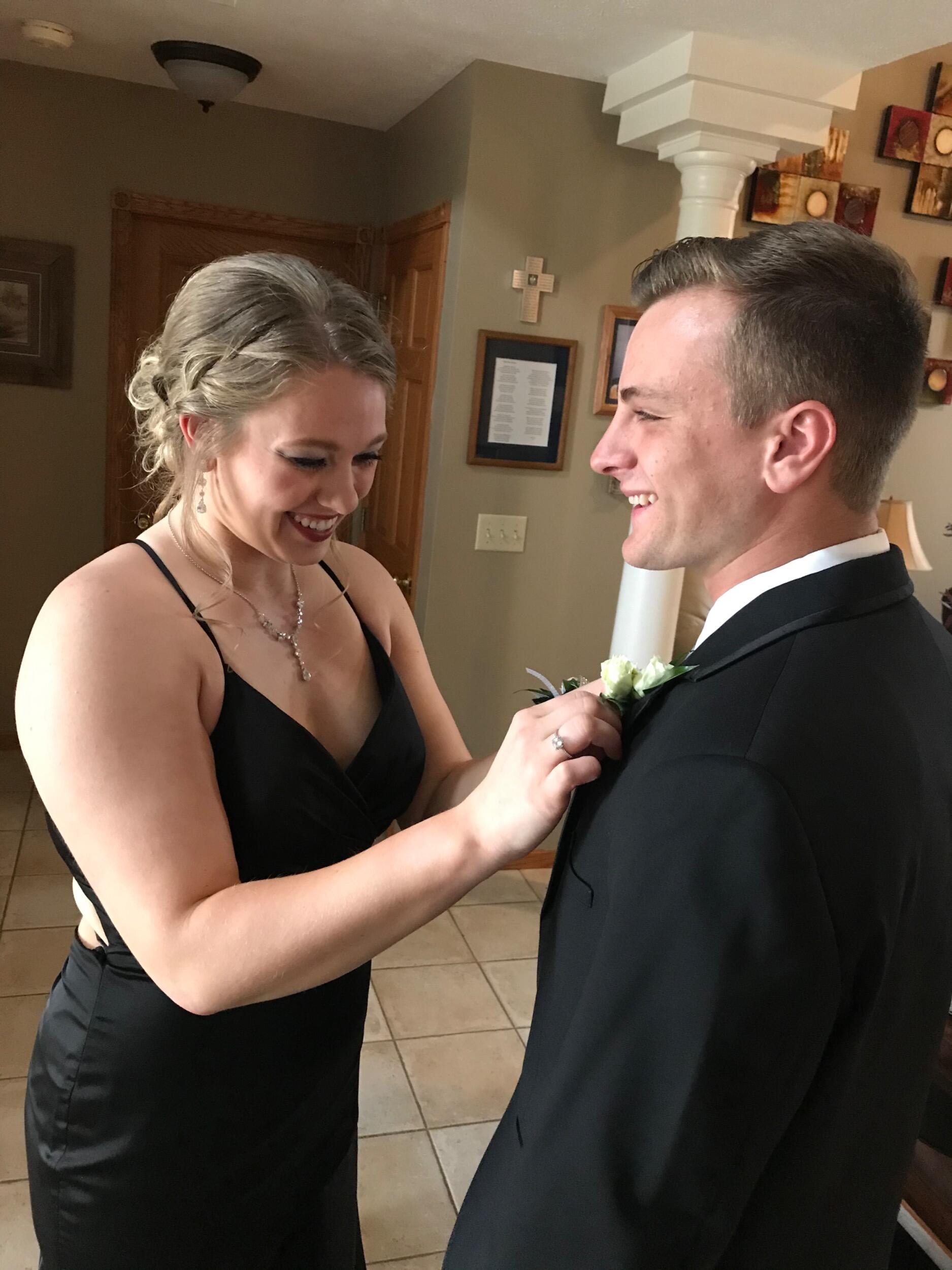 Andrew and I reunited in 2021 and went as dates to each other’s senior prom.