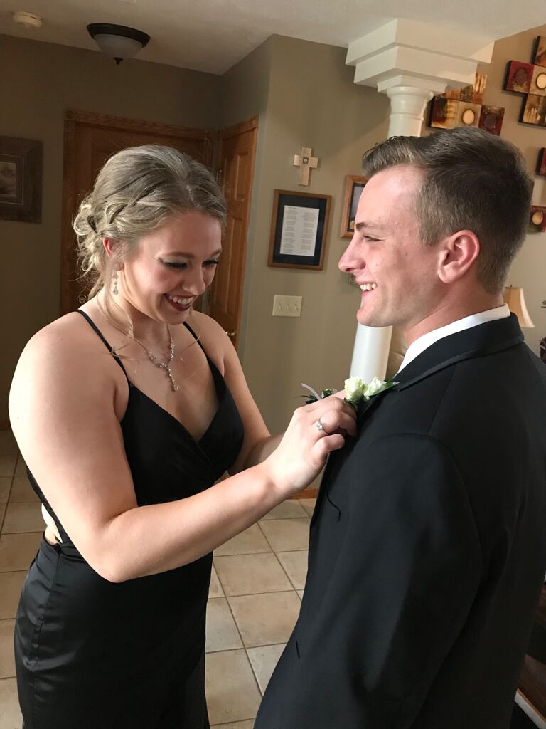 Andrew and I reunited in 2021 and went as dates to each other’s senior prom.