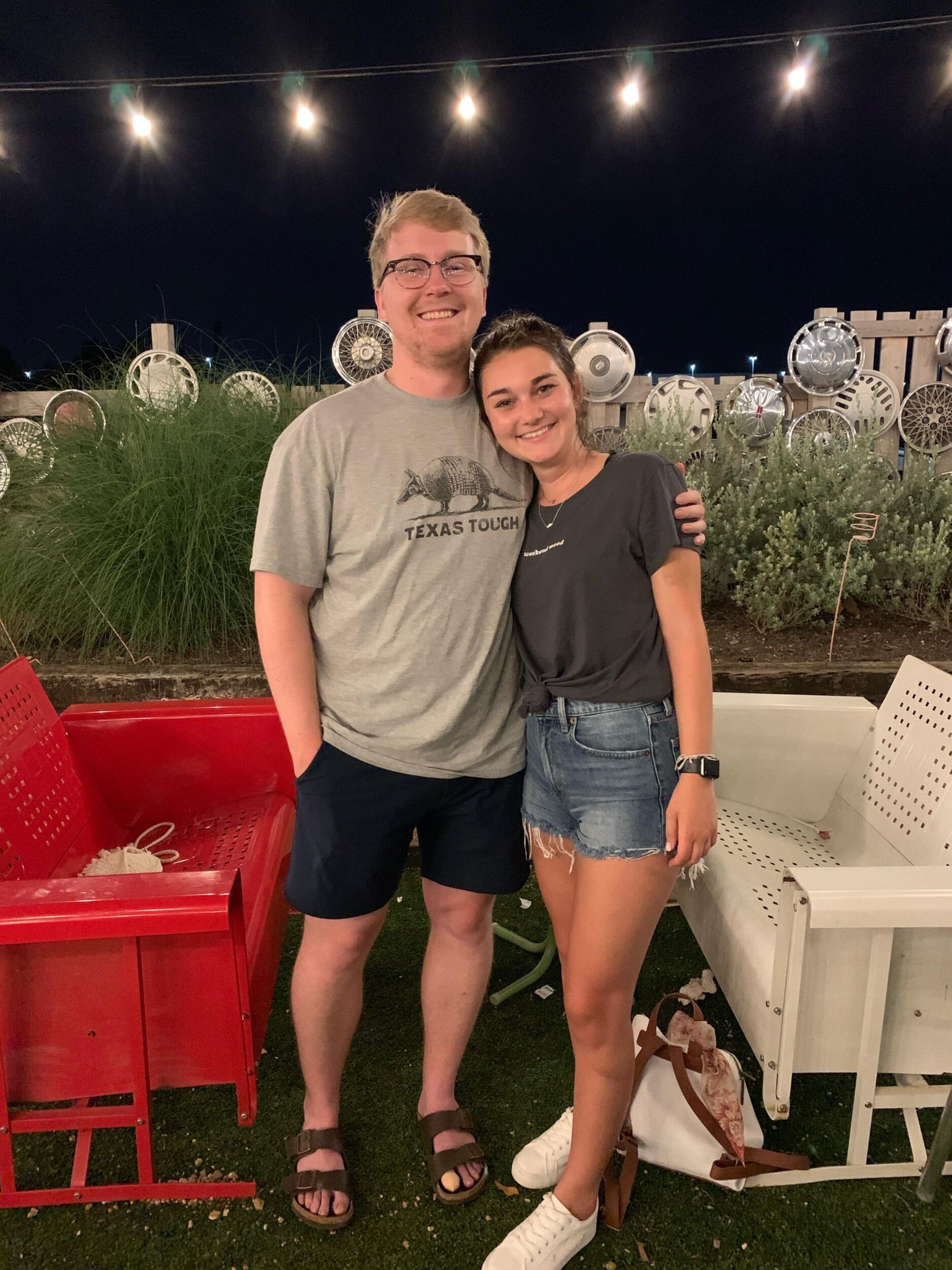 Ian moved to Dallas to work for the Cowboys and we would hang out whenever I came home to visit the fam!