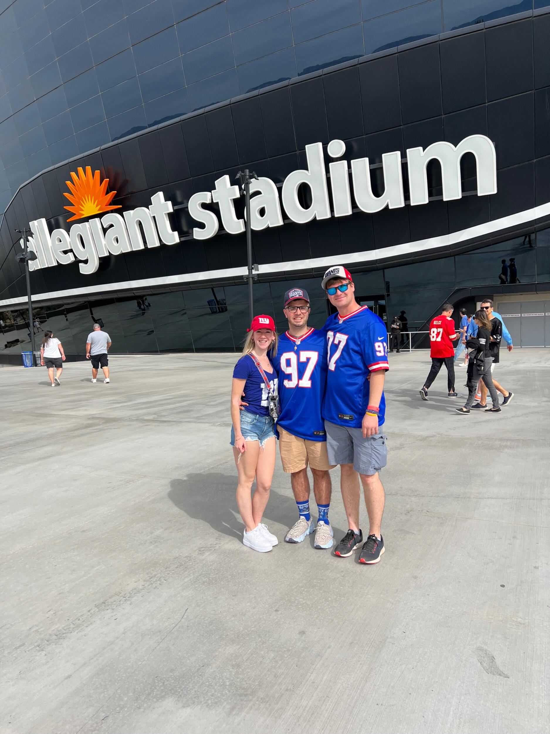 We lost to the Raiders… but we were still in Vegas woooo 