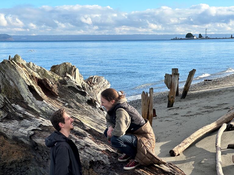 The beach where Jayson asked Dad for Sarah’s hand in marriage. 