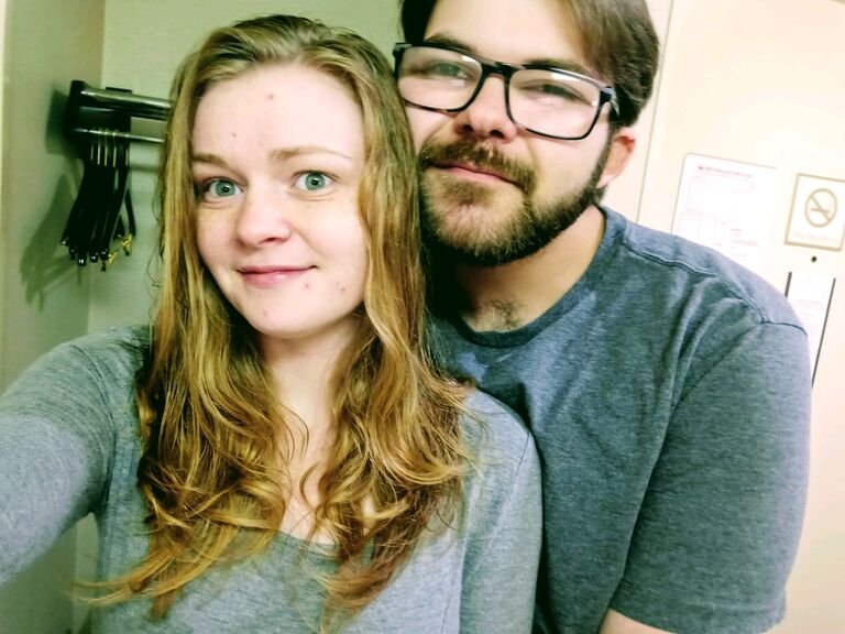 Our first vacation together. We went inland to Fonferek's Glen in Brown county and Travis taught a couple children about a tiny little snake we found on one of the trails.