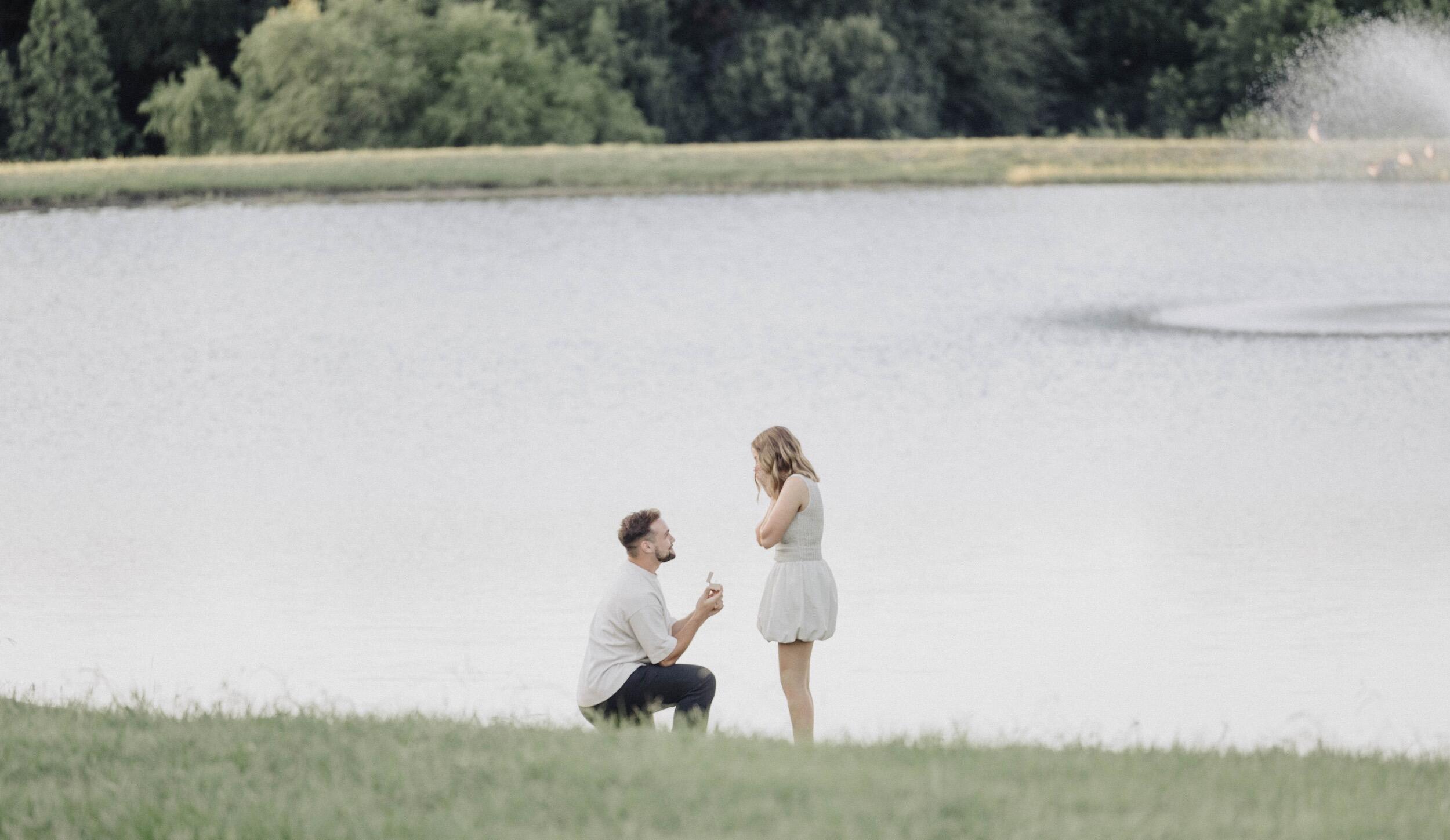 On our 6th month anniversary, Drew asked me to marry him!