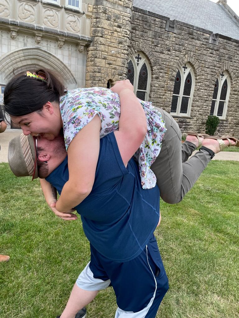 I think we were both pretty ecstatic at this point! :)