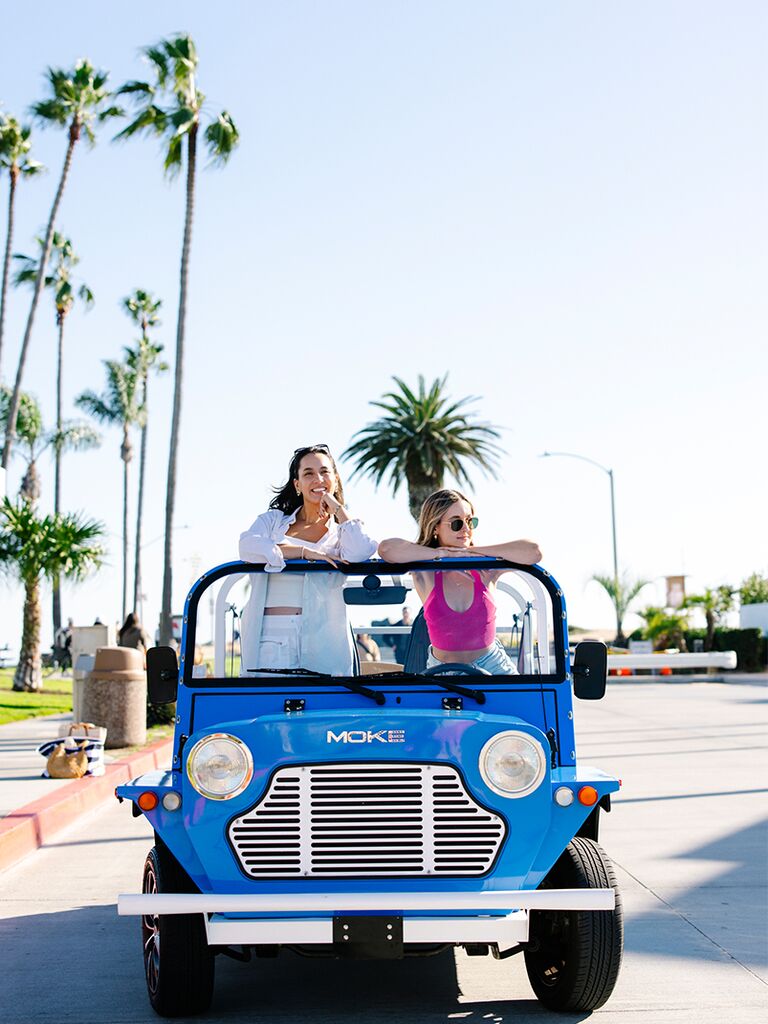 Couple in Moke