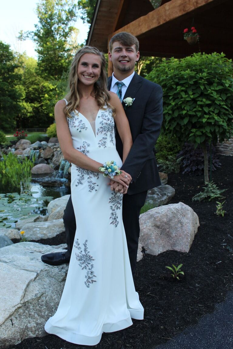 Cale and Grace attended their one and only prom together the summer after Grace's senior year due to Covid.