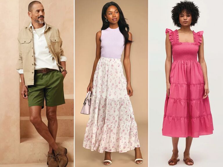 three summer engagement outfits for summer 2023
